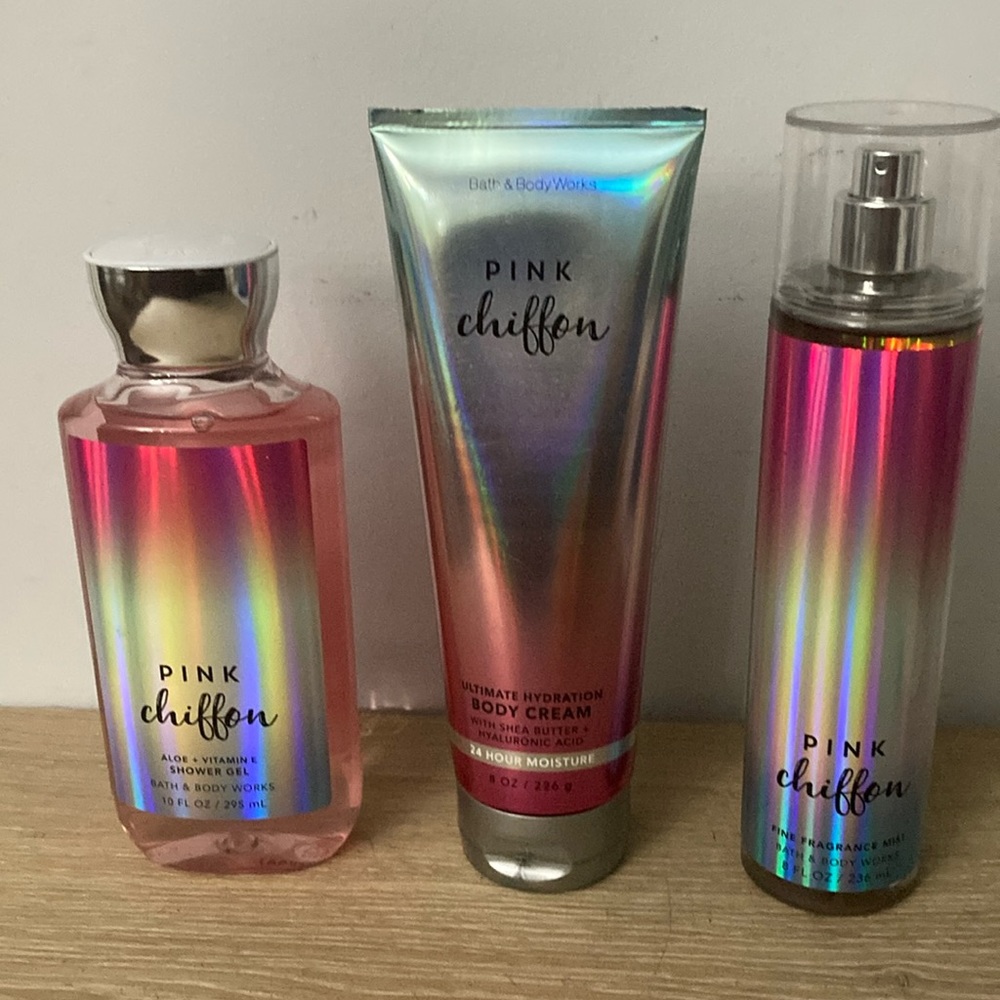 Bath and Body Works Pink Chiffon! Retired Fragrance!